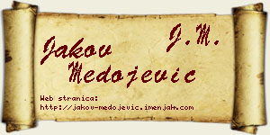 Jakov Medojević vizit kartica